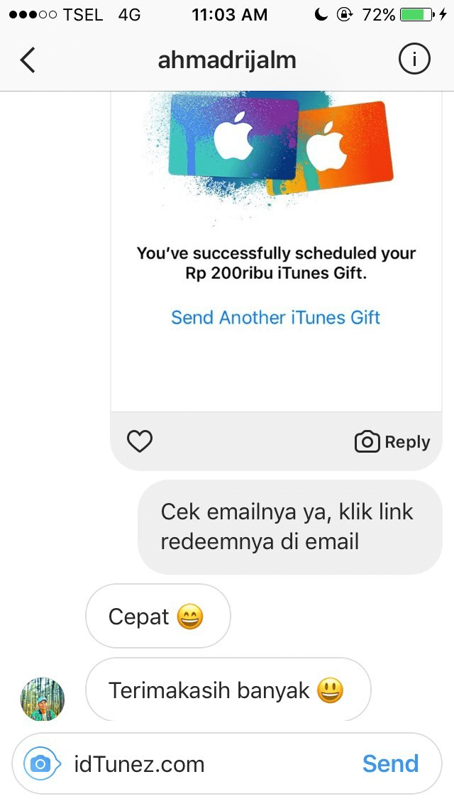 idTunez Testimonial